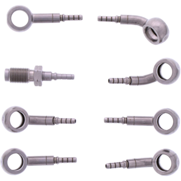 BRAIDED STEEL BRAKE HOSE KIT 6029