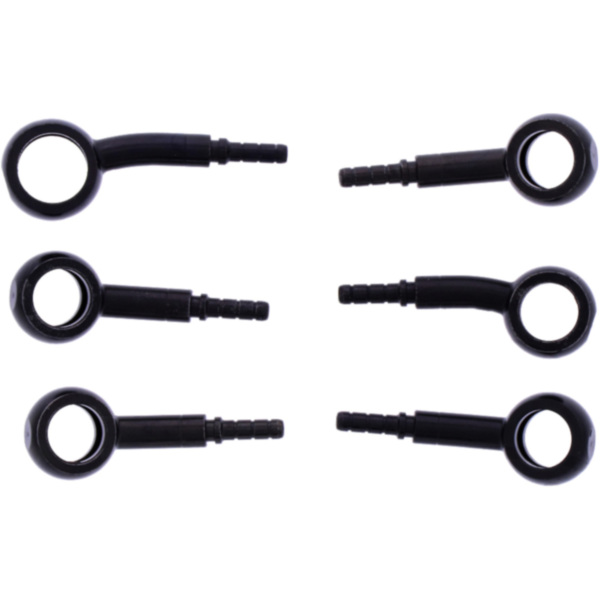 Bremsschlauch Stahlflex Kit Anschluss schwarz 3-teilig 1178825