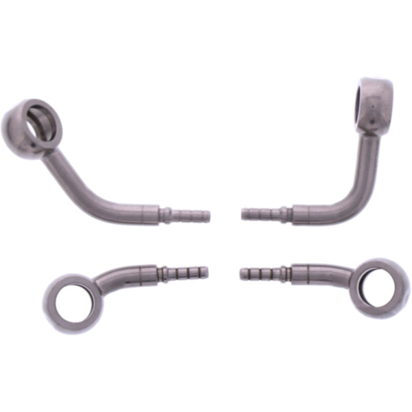 Bremsschlauch Stahlflex Kit Anschluss silber 2-teilig 1178836