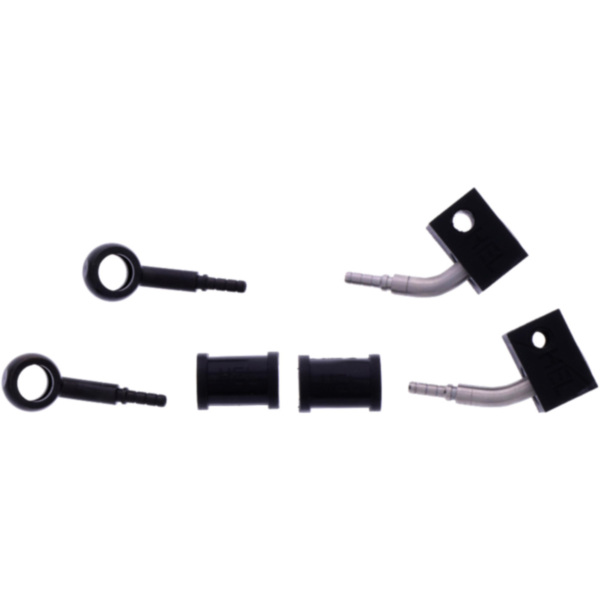 Bremsschlauch Stahlflex Kit Anschluss schwarz 2-teilig 1178842