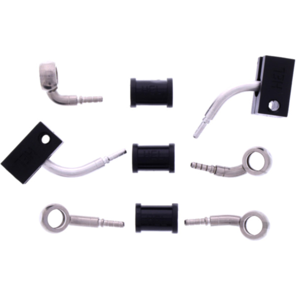 BRAIDED STEEL BRAKE HOSE KIT 6065