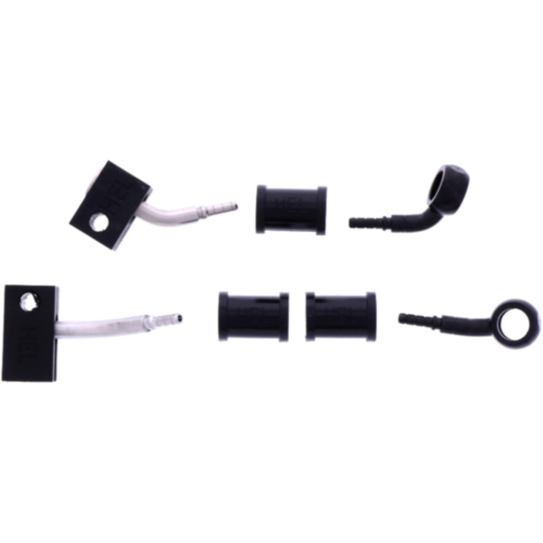 Bremsschlauch Stahlflex Kit Anschluss schwarz 2-teilig 1178850