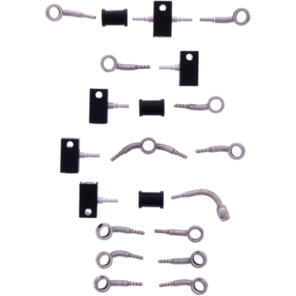 BRAIDED STEEL BRAKE HOSE KIT 6069