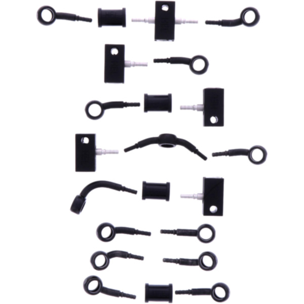 BRAIDED STEEL BRAKE HOSE KIT 6070