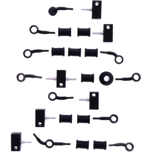 BRAIDED STEEL BRAKE HOSE KIT 6096