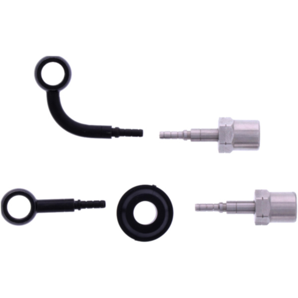 BRAIDED STEEL BRAKE HOSE KIT 6100