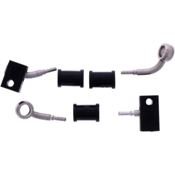 BRAIDED STEEL BRAKE HOSE KIT 6102