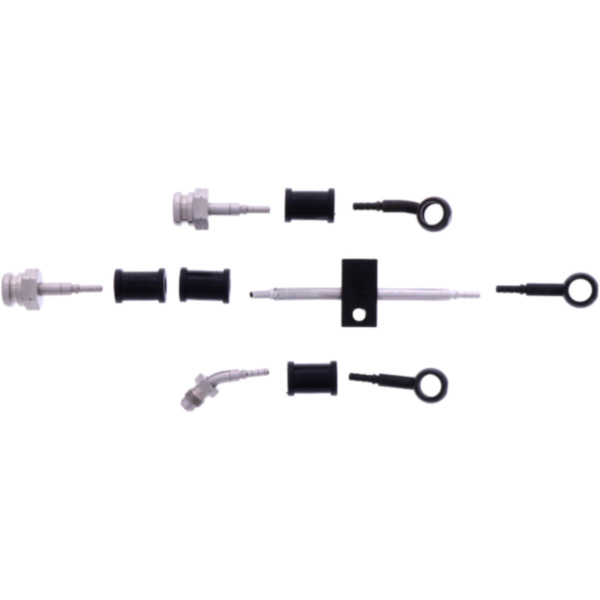 Bremsschlauch Stahlflex Kit Anschluss schwarz 4-teilig 1178905