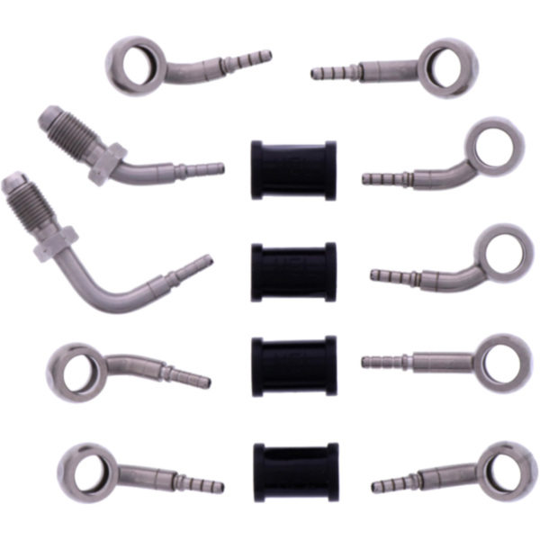 BRAIDED STEEL BRAKE HOSE KIT 6125