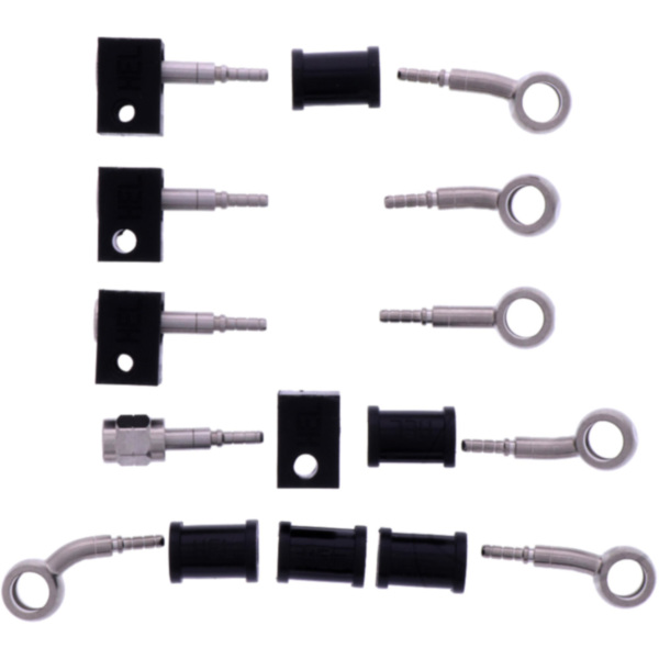 BRAIDED STEEL BRAKE HOSE KIT 6165