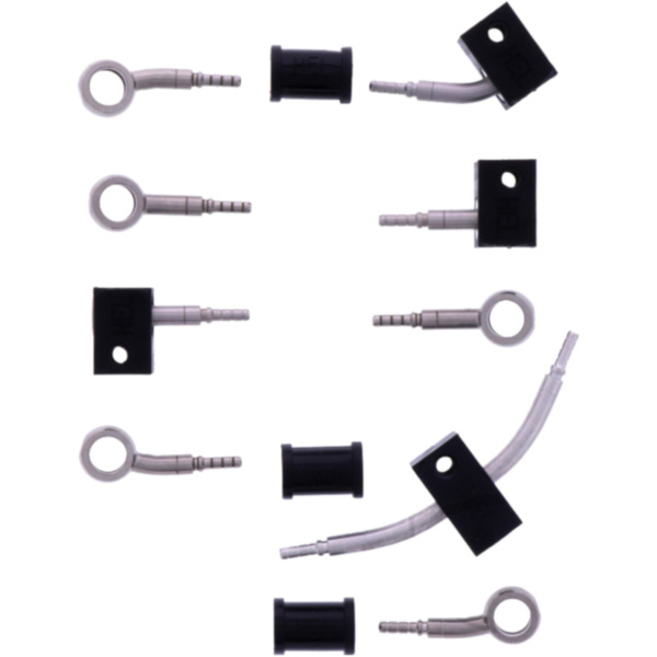 BRAIDED STEEL BRAKE HOSE KIT 6173