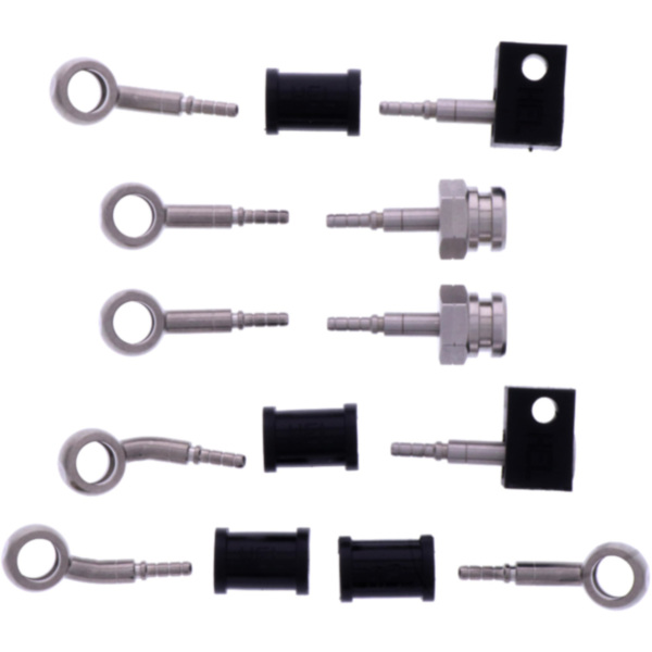BRAIDED STEEL BRAKE HOSE KIT 6181