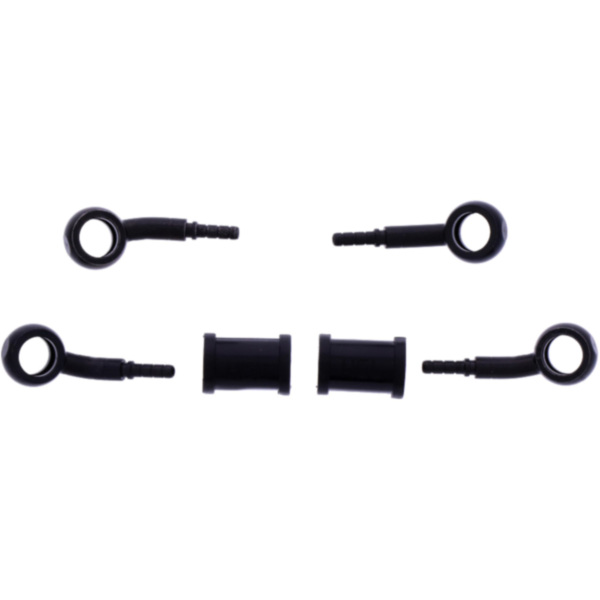 Bremsschlauch Stahlflex Kit Anschluss schwarz 2-teilig 1178970