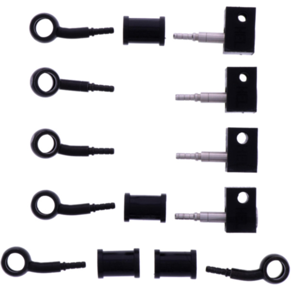 BRAIDED STEEL BRAKE HOSE KIT 6199