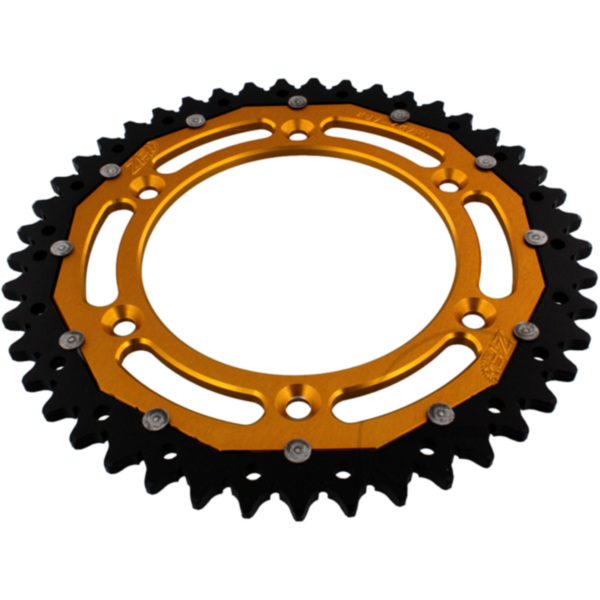 sprocket Dual 45Z Pitch 520 gold ZFD89745GLD fitting for KTM EXC-F Sixdays 350  2021, 16 PS, 12 kw