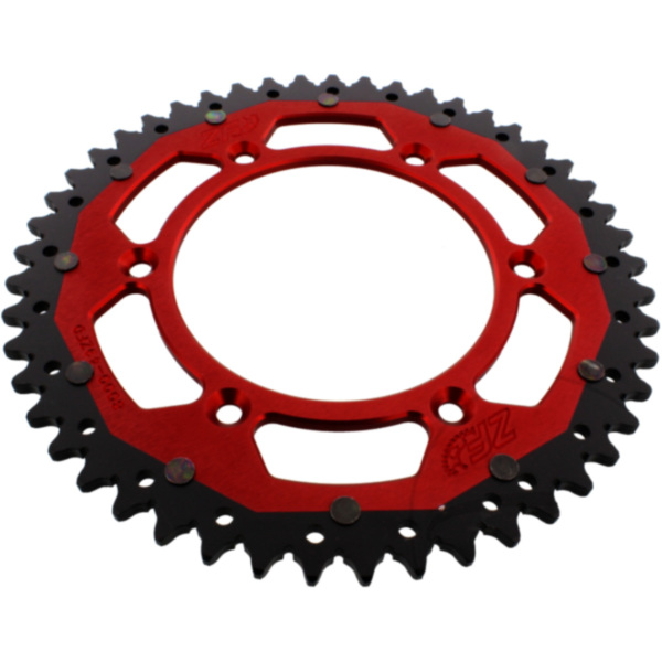 sprocket Dual 49Z Pitch 520 red ZFD800049RED fitting for Beta RR Racing 480 ZD3E3230 2015, 11,8 PS, 8,7 kw