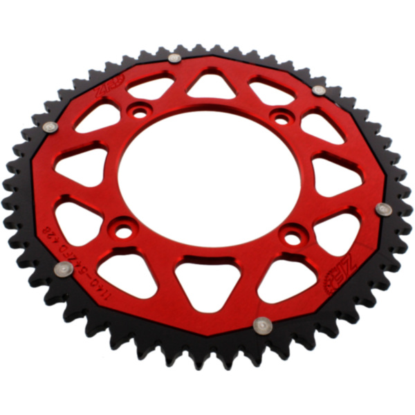 sprocket Dual 54Z Pitch 428 red