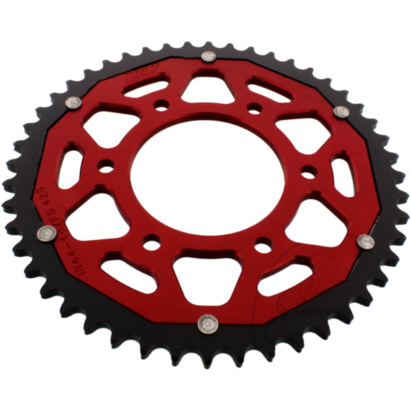 sprocket Dual 48Z Pitch 428 red fitting for Yamaha YZF-R  125 RE061 2010, 15 PS, 11 kw