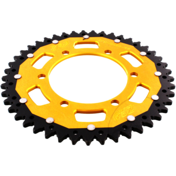 Rear sprocket dua 45 tooth pitch 520 gold ZFD202045GLD