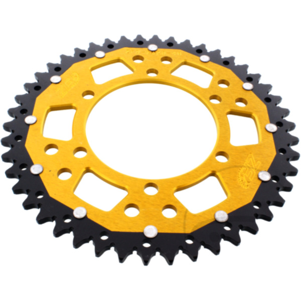 Rear sprocket dua 46 tooth pitch 520 gold ZFD202046GLD