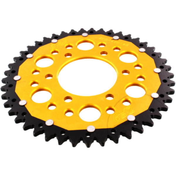 Rear sprocket dua 45 tooth pitch 520 gold ZFD47845GLD