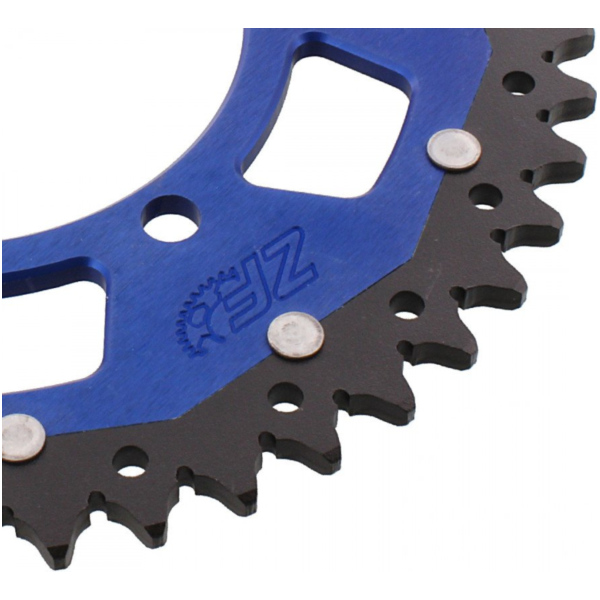 Rear sprocket dual 47 tooth pitch 520 blue_1
