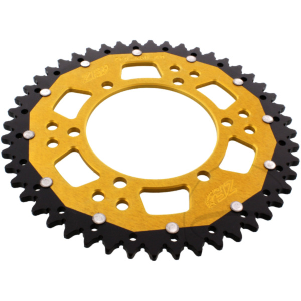 Kettenblatt Kettenrad Dual 48Z Teilung 520 gold ZFD48648GLD passend für Kawasaki GPZ  500 EX500D 1998, 60/50/34/27 PS, 44/37/25/20 kw