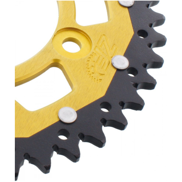 Rear sprocket dua 43 tooth pitch 520 gold_1