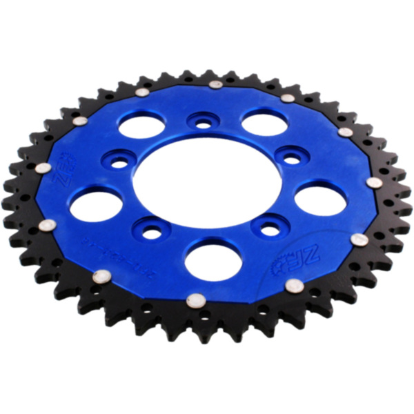 Rear sprocket dua 46 tooth pitch 520 blue fitting for Suzuki GS  500 BK2111 2005, 48 PS, 35 kw