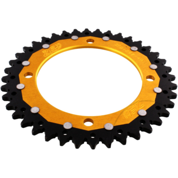 Rear sprocket dua 40 tooth pitch 520 gold ZFD85740GLD