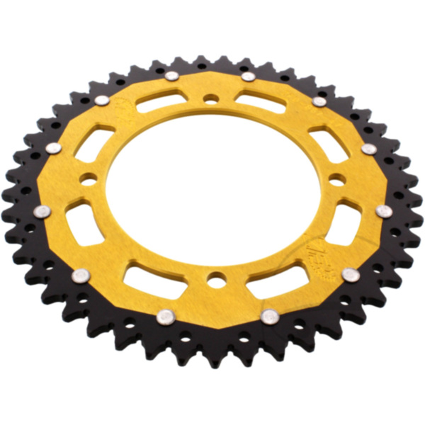 Rear sprocket dual 47 tooth pitch 520 gold ZFD85747GLD