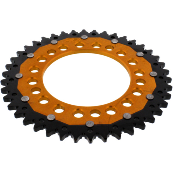 Rear sprocket dual 42 tooth pitch 525 gold ZFD130442GLD