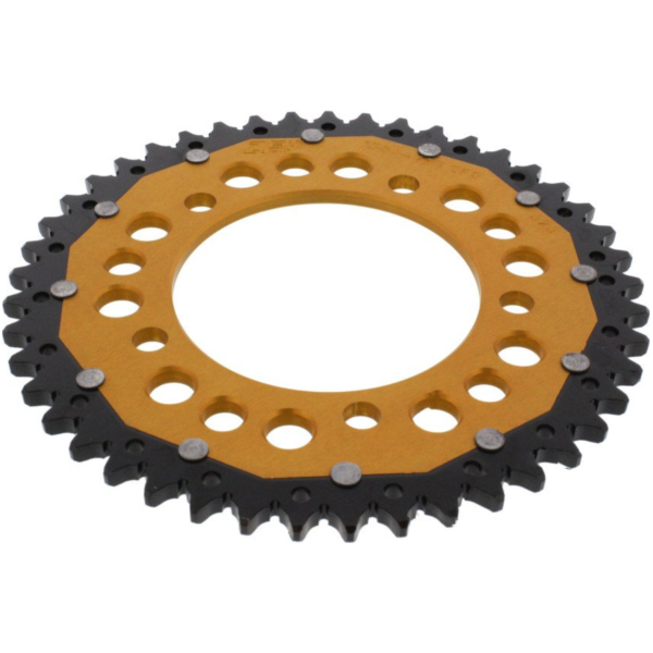 Rear sprocket dual 45 tooth pitch 525 gold ZFD130445GLD