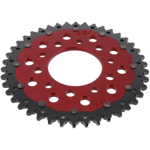 Kettenblatt Kettenrad Dual 42Z Teilung 525 rot ZFD133242RED