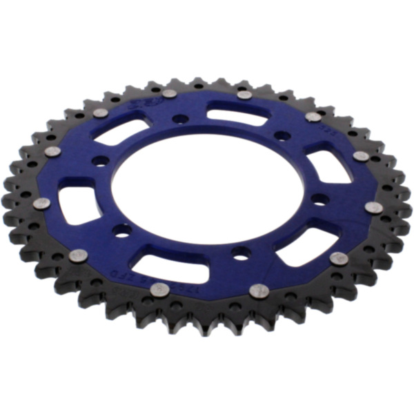 Kettenblatt Kettenrad Dual 45Z Teilung 525 blau ZFD179245BLU passend für Triumph Bonneville T100 Centennial 800 908MD 2002, 34 PS, 25 kw