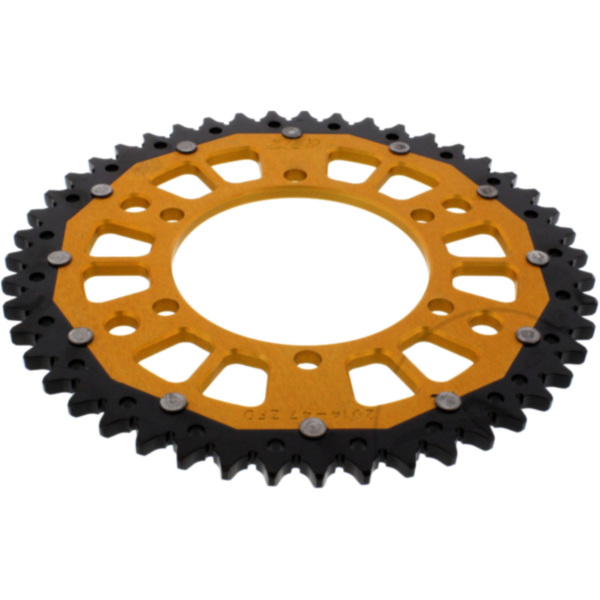 Rear sprocket dual 47 tooth pitch 525 gold ZFD201447GLD