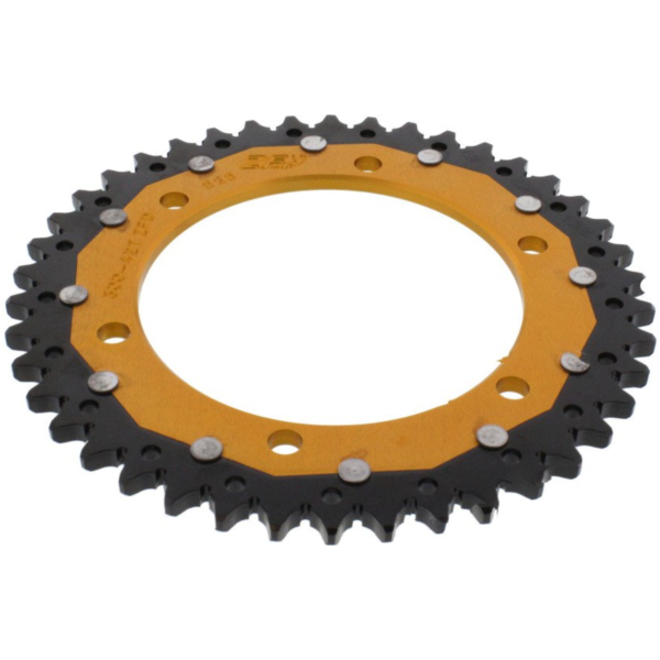 Rear sprocket dual 42 tooth pitch 525 gold ZFD30042GLD