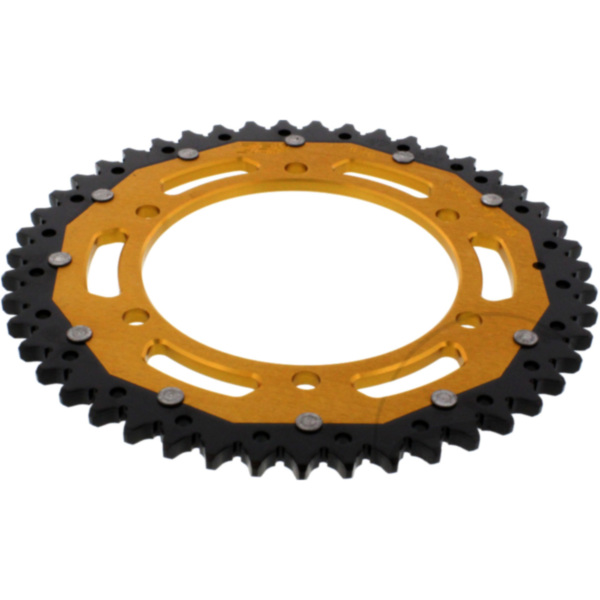 Rear sprocket dual 47 tooth pitch 525 gold ZFD30047GLD