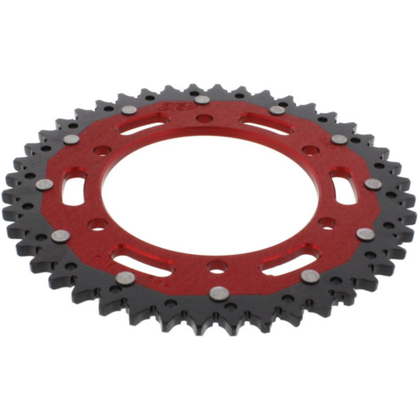 Rear sprocket dual 44 tooth pitch 525 red