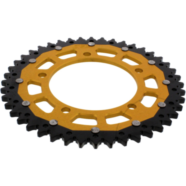 Rear sprocket dual 44 tooth pitch 525 gold ZFD744GLD fitting for BMW S ABS DDC 1000 2R10/K47 2017, 165 PS, 121 kw