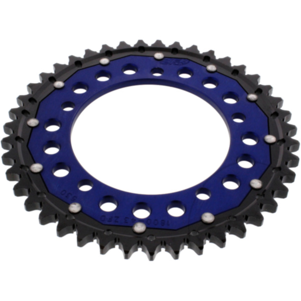 Kettenblatt Kettenrad Dual 43Z Teilung 530 blau ZFD180043BLU