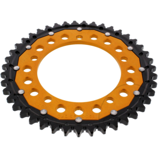 Rear sprocket dual 43 tooth pitch 530 gold