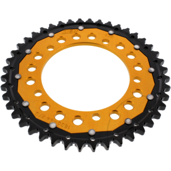 Rear sprocket dual 44 tooth pitch 530 gold ZFD180044GLD