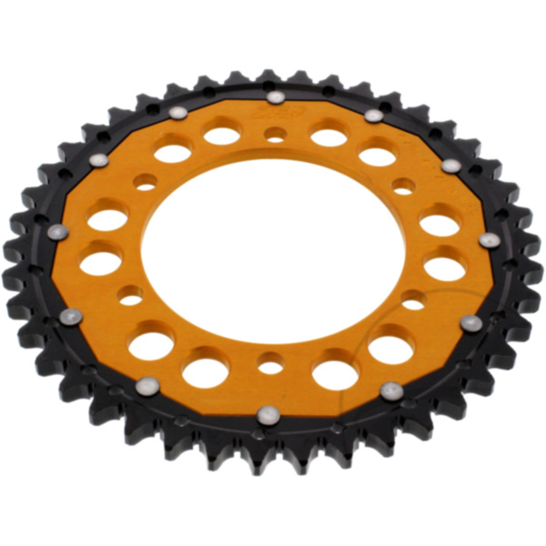 Rear sprocket dual 43 tooth pitch 530 gold ZFD47943GLD