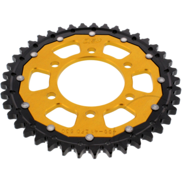 Rear sprocket dual 41 tooth pitch 530 gold ZFD48841GLD