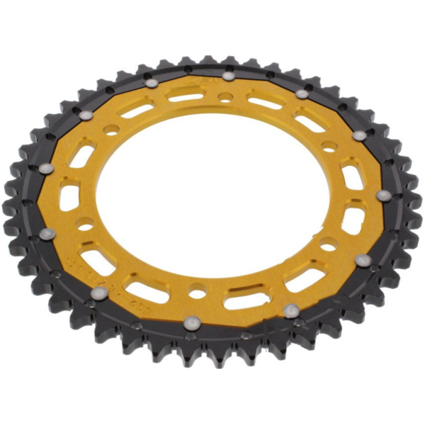 Rear sprocket dual 48 tooth pitch 530 gold ZFD50248GLD