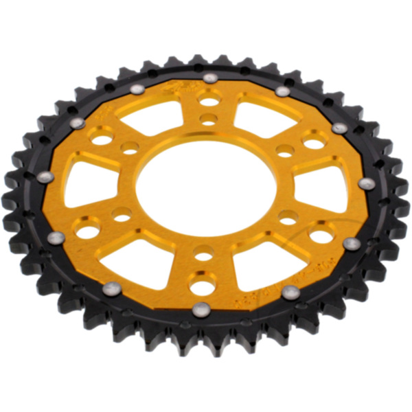 Rear sprocket dual 42 tooth pitch 530 gold ZFD81642GLD