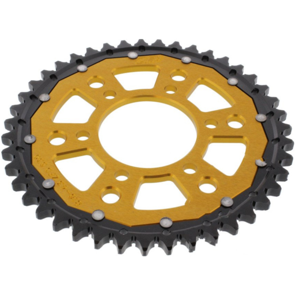 Rear sprocket dual 43 tooth pitch 530 gold ZFD81643GLD