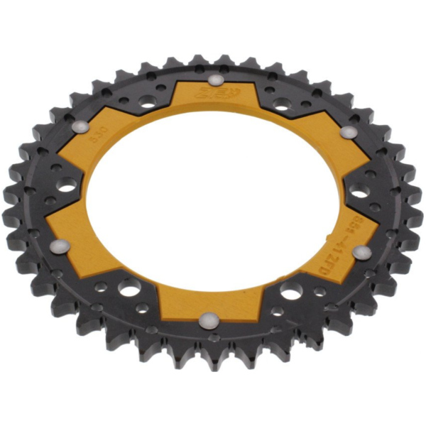 Rear sprocket dual 41 tooth pitch 530 gold ZFD85941GLD