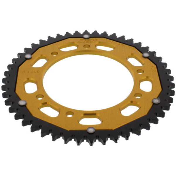 Rear sprocket dual 48 tooth pitch 428 gold ZFD113448GLD